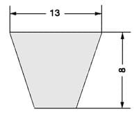 BL776 Keilriemen 13X535 LI