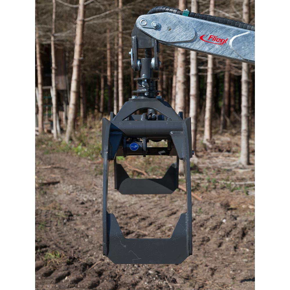 Fliegl Rückezange hydraulisch - Euro / KAT 2