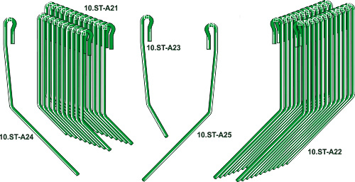 BL29105 Striegelzinken Satz - Amazone Exaktstriegel III S AVANT - 963409