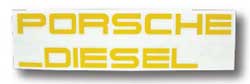 BL25552 Aufkleber Porsche Diesel