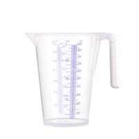 S000847 Messbecher-PP-1 l-transparent Skala ml/l-US gal/UK gal
