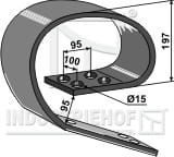 BL28777 Blattfeder - 150 x 14