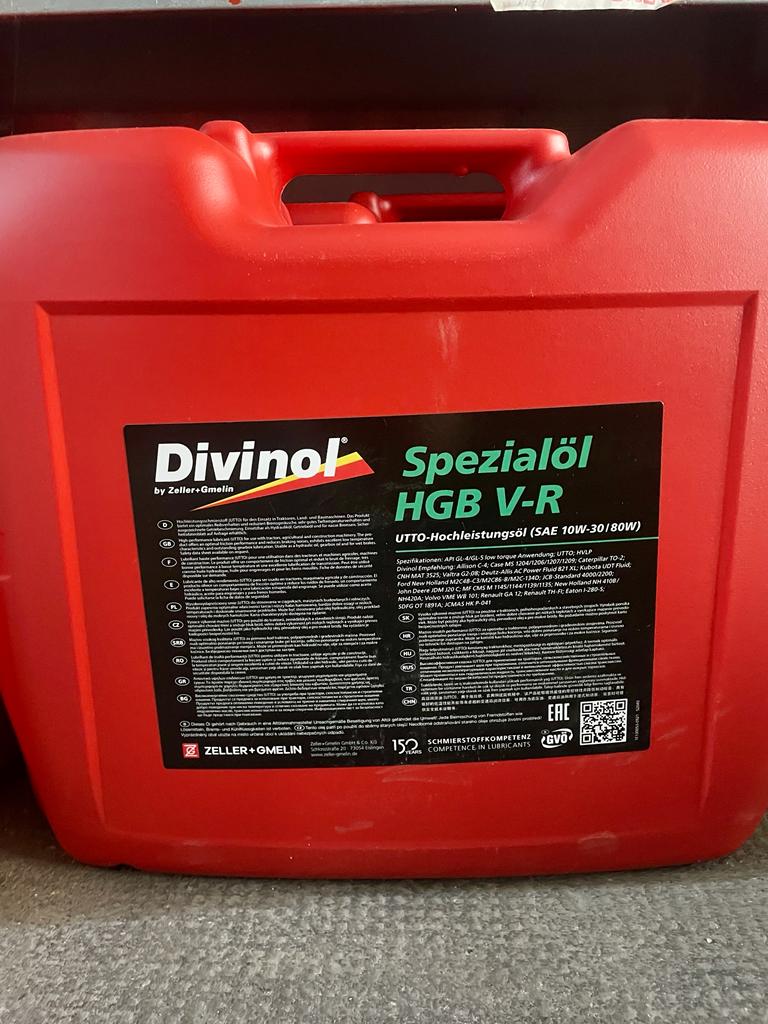 Divinol Spezialöl HGB V-R - 20L Divinol Spezialöl HGB V-R - 20L