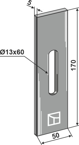 BL3130 Abstreiferblech - passend zu Rabe 6813.27.12