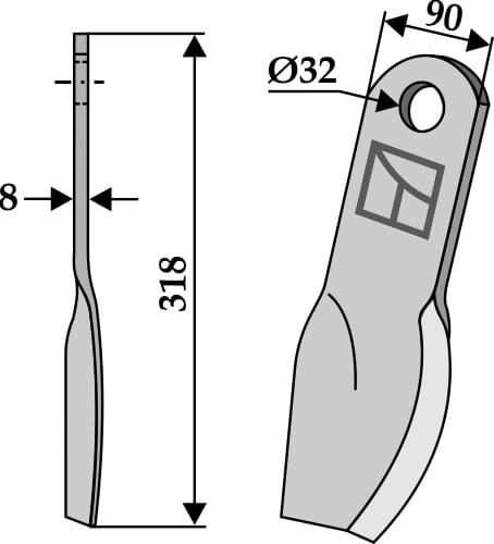 BL3710 Schlegel 318mm - passend zu Howard 75055
