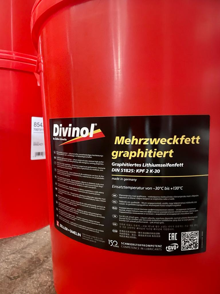 Divinol Mehrzweckfett Graphitiert - 15kg Divinol Mehrzweckfett Graphitiert - 15kg