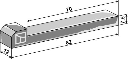 BL12930 Nasenkeil - 694502