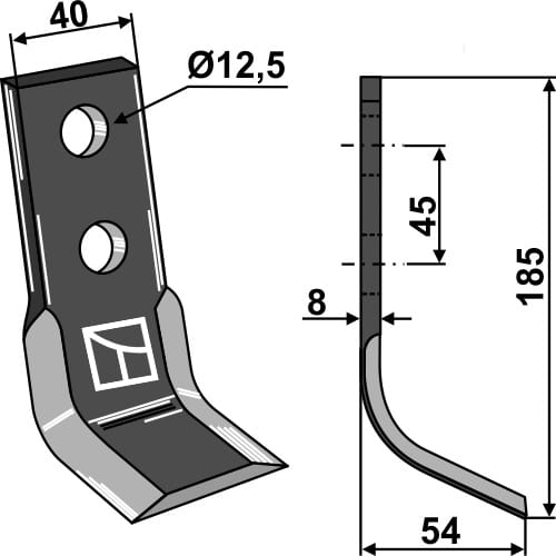 BL27897 Y-Messer - passend zu Bruni