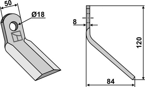 BL27908 Y-Messer - passend zu Dargone 10102653