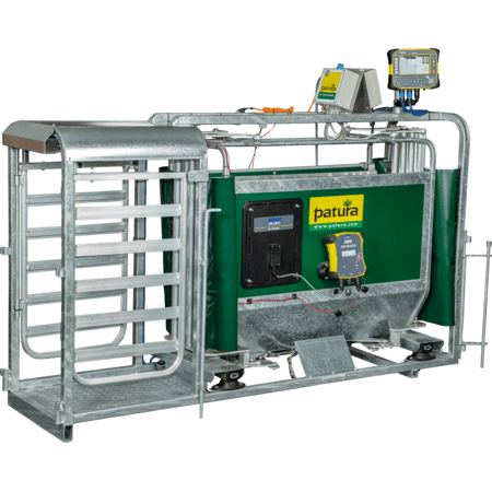 Patura 3 Wege-Wiege und Sortierbox mit Druckluftbetrieb - für Schafe Patura 3 Wege-Wiege und Sortierbox mit Druckluftbetrieb - für Schafe