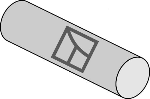 665-17 Bolzen für Rolle