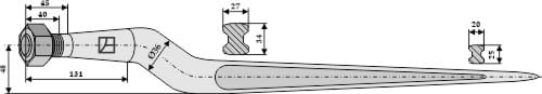 ET10359 Silozinken 815mm / M20x1,5