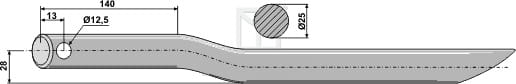 BL29427 Spitzer Zinken