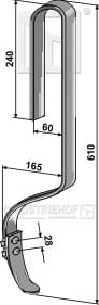 BL29276 Spurlockererzinken mit Schar