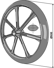 BL2987 Packerscheibe Ø900 Rabe
