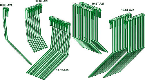 BL29094 Striegelzinken Satz - passend zu Amazone 963404 - Exaktstriegel III S