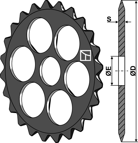 BL30207 Sternring Ø575mm - passend zu Dal-Bo 15485