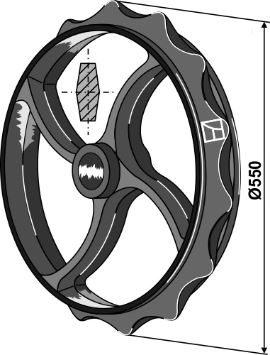 Cambridgering Ø550mm - passend zu Dal-Bo 15484 BL30230 Cambridgering Ø550mm - passend zu Dal-Bo 15484