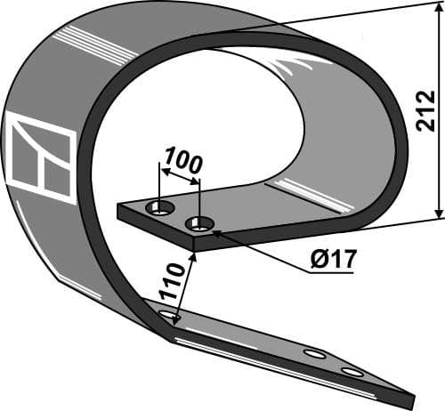 BL28788 Blattfeder - 150 x 16