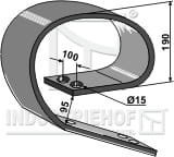 BL28740 Blattfeder - 150 x 10