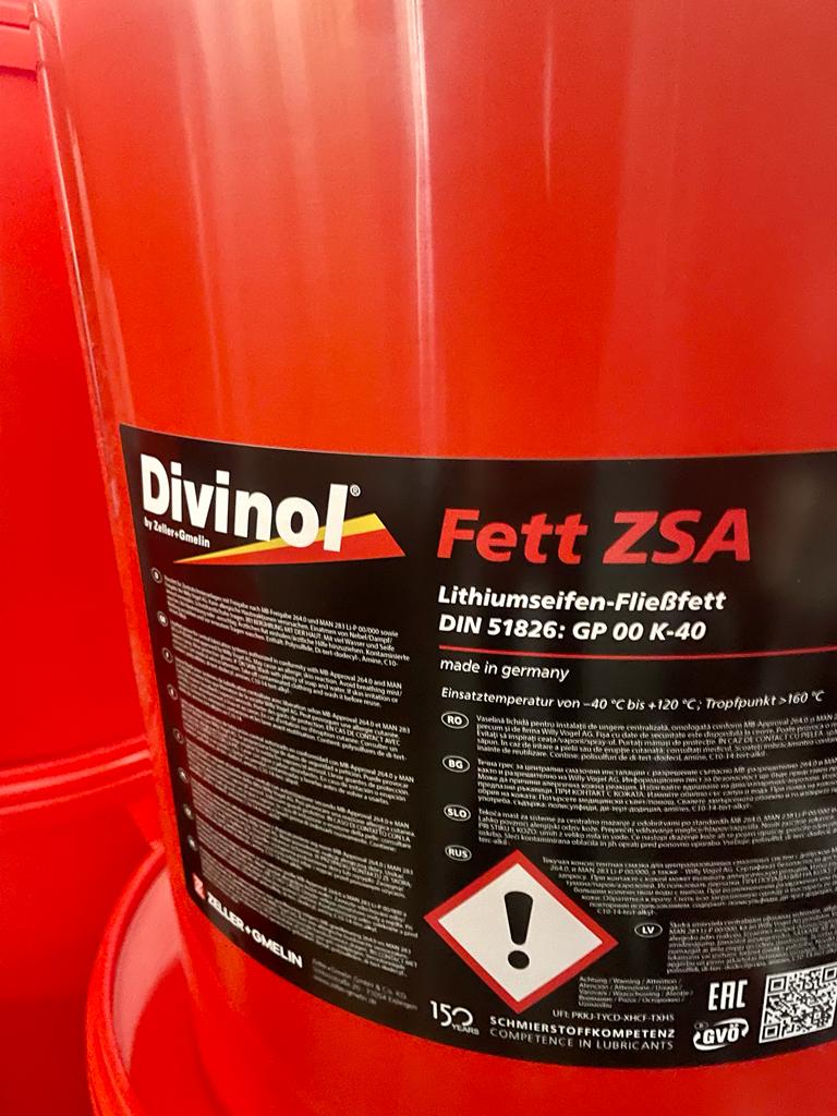 Divinol Fett ZSA - 25kg Divinol Fett ZSA - 25kg