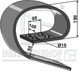 BL28738 Blattfeder - 150 x 10