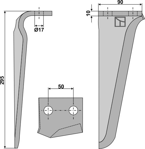 BLRH-66-R Kreiseleggenzinken R - passend zu Maschio Gaspardo HD