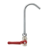 BL10850 Stahlauslaufkrümmer mit Kugelhahn