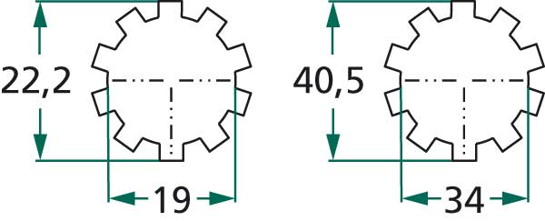 Doppelkupplung DuT 280 - John Deere Serie 5000 - ER135120 Doppelkupplung DuT 280 - John Deere Serie 5000 - ER135120