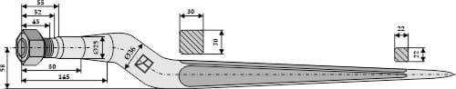 ET10401 Silozinken 815mm / M24x1,5