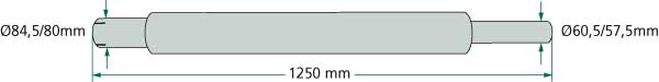 Schalldämpfer - passend zu Case D Familie - 3226762R4 Schalldämpfer - passend zu Case D Familie - 3226762R4