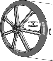 BL2976 Packerscheibe Ø 700
