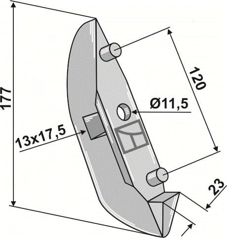BL29362 Säschar - passend zu Lemken 3378099