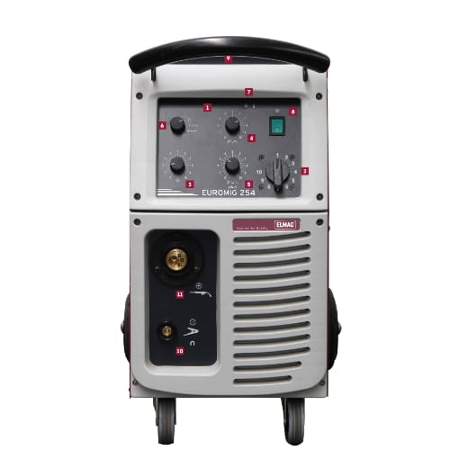 Elmag Schutzgas Schweißgerät MIG - 0,5-6mm / 230V