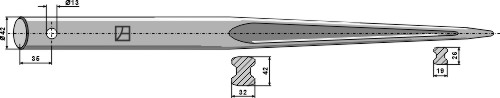 BL181206 Frontladerzinken 1200mm