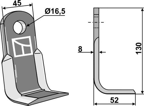 BL4210 Winkelmesser - passend zu Terranova / Maschio T21004042