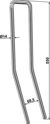 BLET35259 Striegelzinken - passend zu Lemken 3538802
