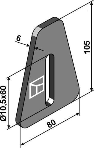 BL22709 Abstreifer - passend zu Bednar 00023579