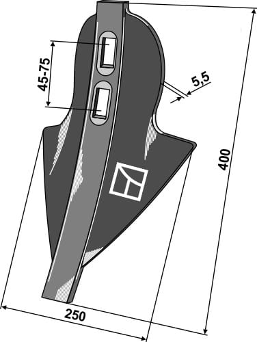 Stoppelschar - passend zu Rabe GG16 / 63400302 BL2314 Stoppelschar - passend zu Rabe GG16 / 63400302
