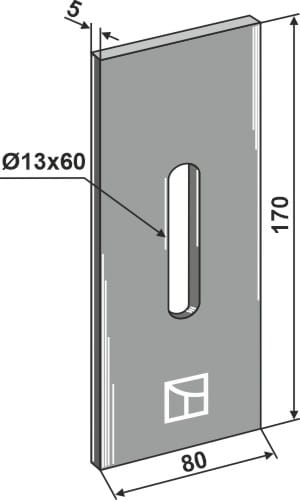 BL3128 Abstreiferblech - passend zu Rabe