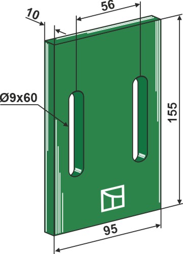 BL3176 Greenflex Kunststoff-Abstreifer