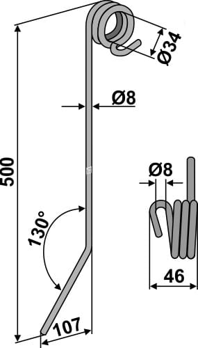 BL29043 Striegelzinken - passend zu Hatzenbichler 9310
