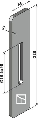 BL22710 Abstreifer - passend zu Bednar 00037392