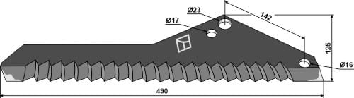 Ladewagenmesser 5mm - passend zu Pöttinger 434.012 BL29874 Ladewagenmesser 5mm - passend zu Pöttinger 434.012