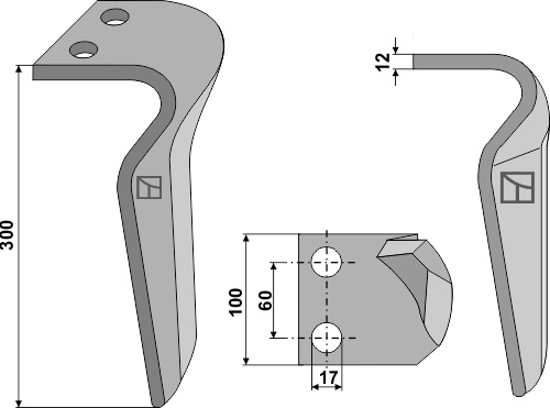 BLRH-52-DEL Kreiseleggenzinken L - passend zu Maschio 36100211 / Vogel u. Noot V05590