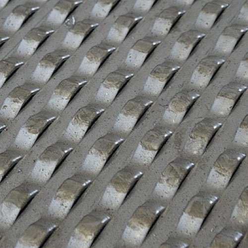 Schlitzblech für Hackschnitzel-Trocknung 2500 x 1185 x 3 mm / gestanzt