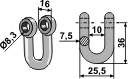 BL3516 Schäkel für Agria