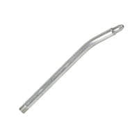 Spritzrohr Alu gebogen - 105mm