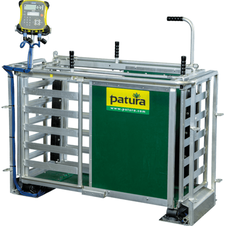 Patura 3-Wege-Wiege- und Sortierbox für Schafe - manuell Patura 3-Wege-Wiege- und Sortierbox für Schafe - manuell