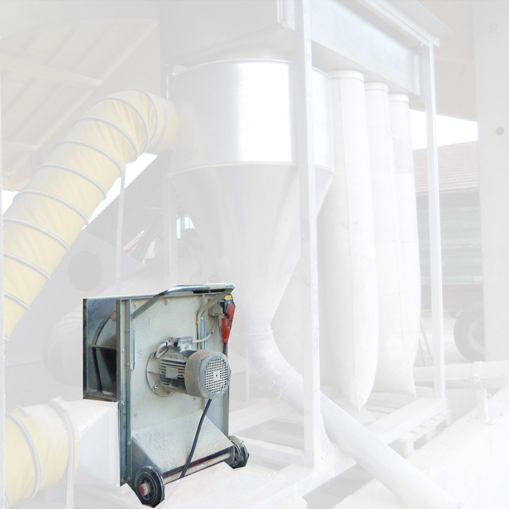 Radialventilator für Hackschnitzel-Trocknung - 1,1kW / 380V Radialventilator für Hackschnitzel-Trocknung - 1,1kW / 380V